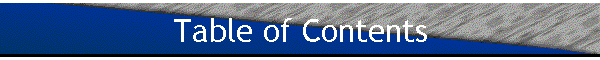 Table of Contents